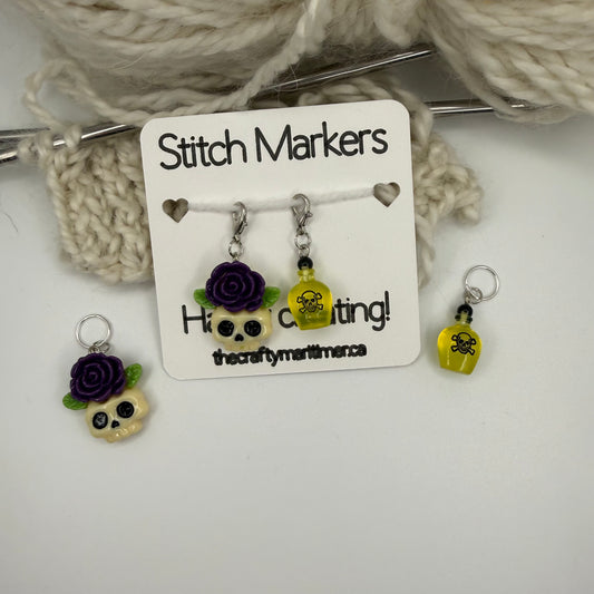 Spooky Stitch Markers/Progress Keepers