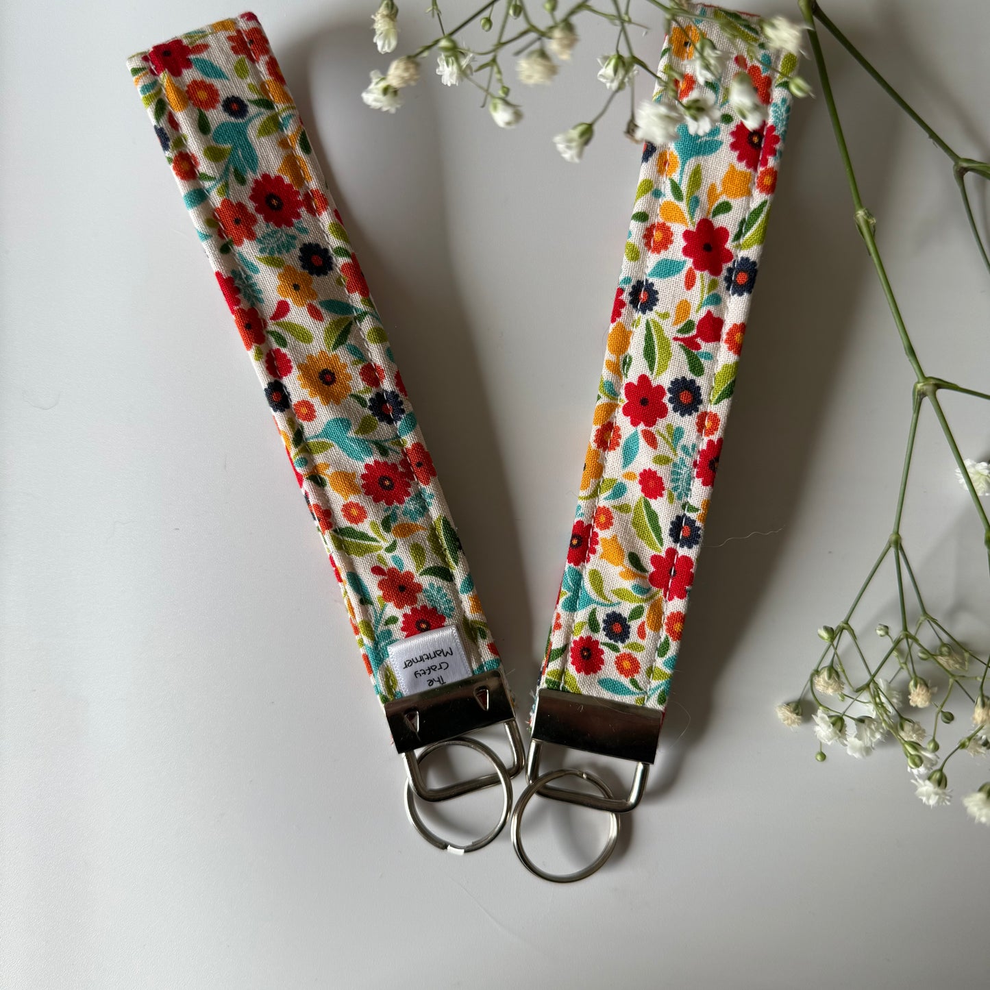 Fall Floral Wristlet