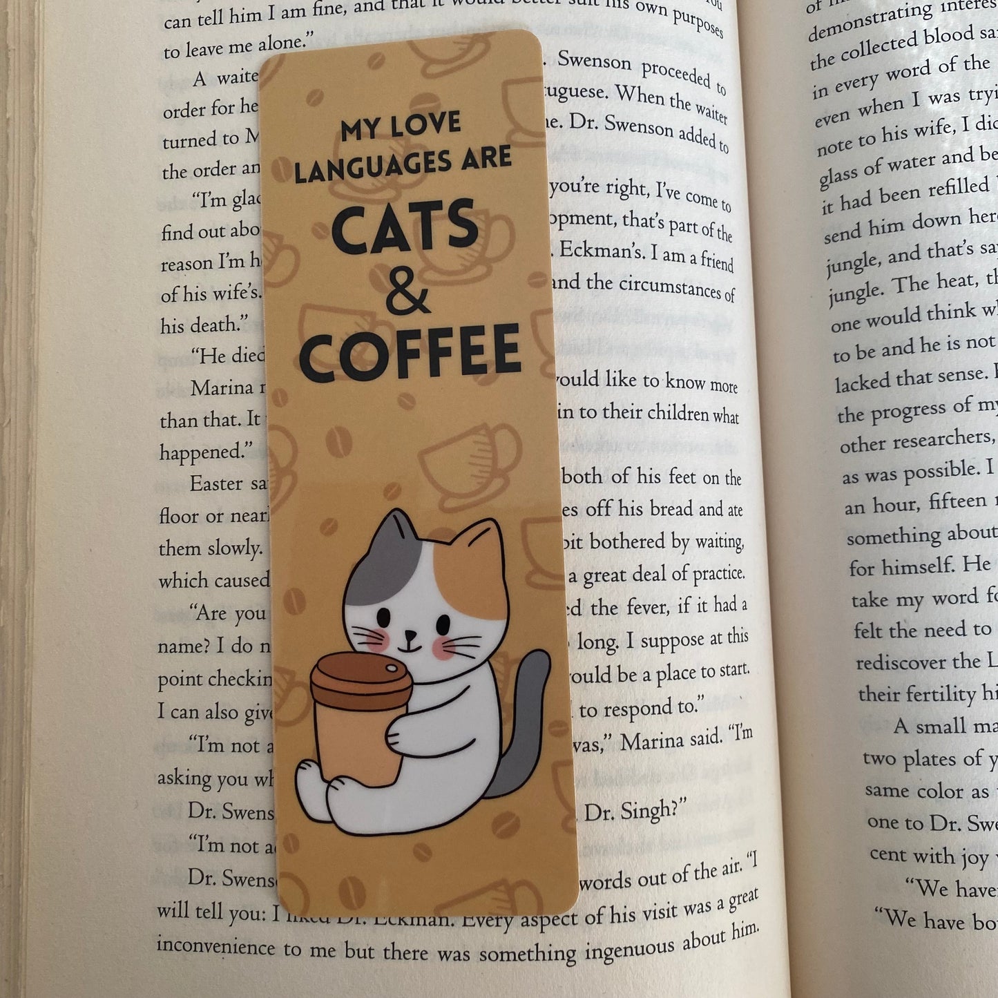 Cats & Coffee Bookmark
