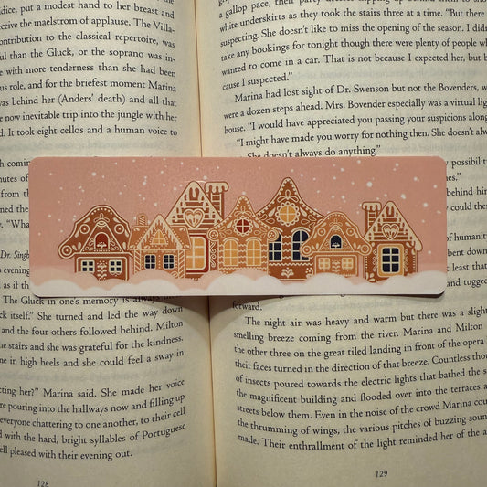 Gingerbread Village Bookmark