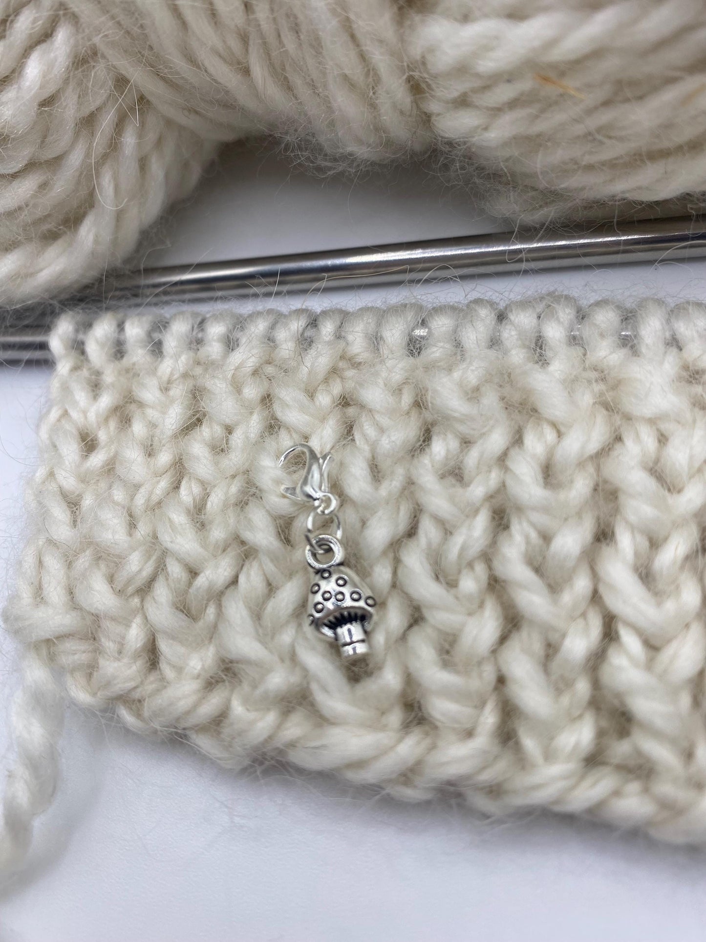 Mushroom Stitch Markers set of 3