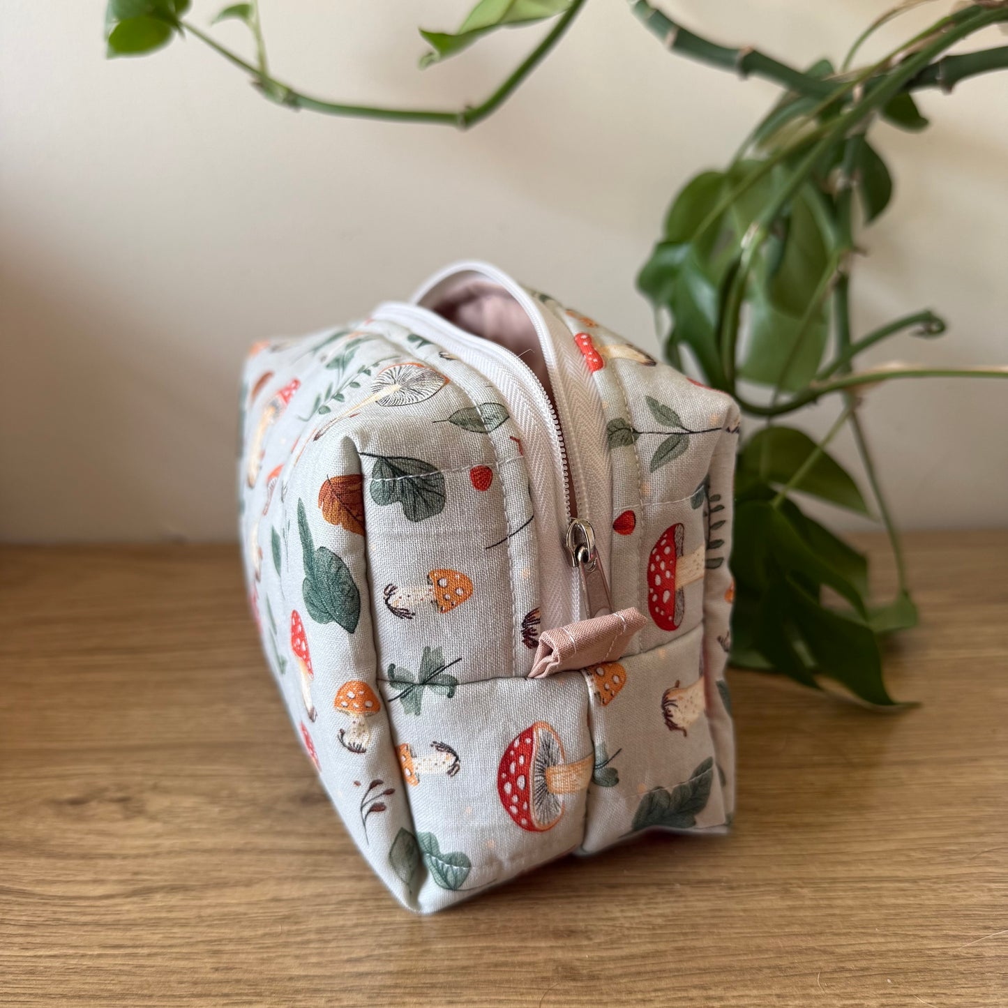 Leafy Mushroom Toiletry Bag