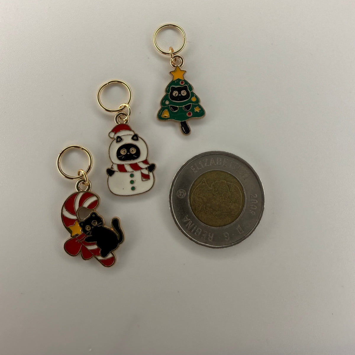 Holiday Cat Markers/Progress Keepers  Set of 3