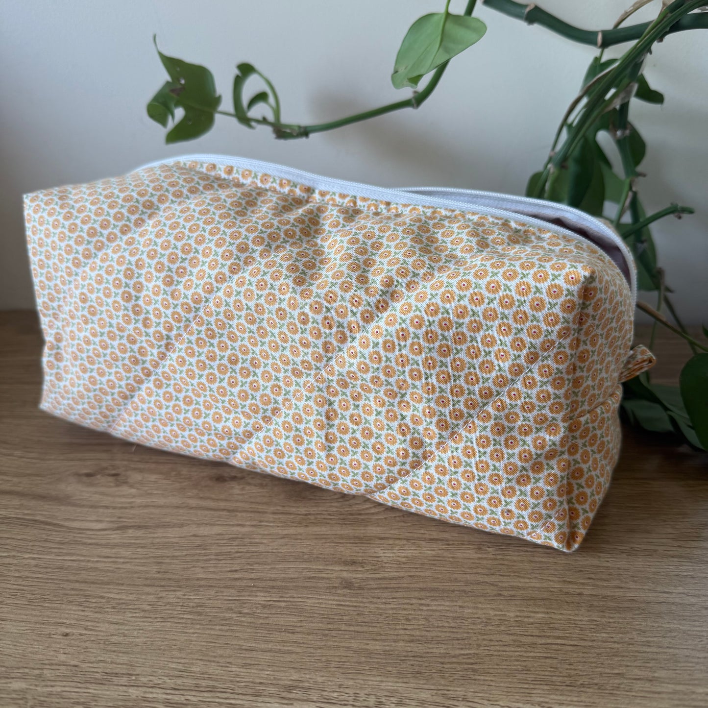 Quilted Yellow Floral Bag