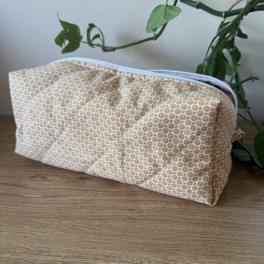 Quilted Yellow Floral Bag