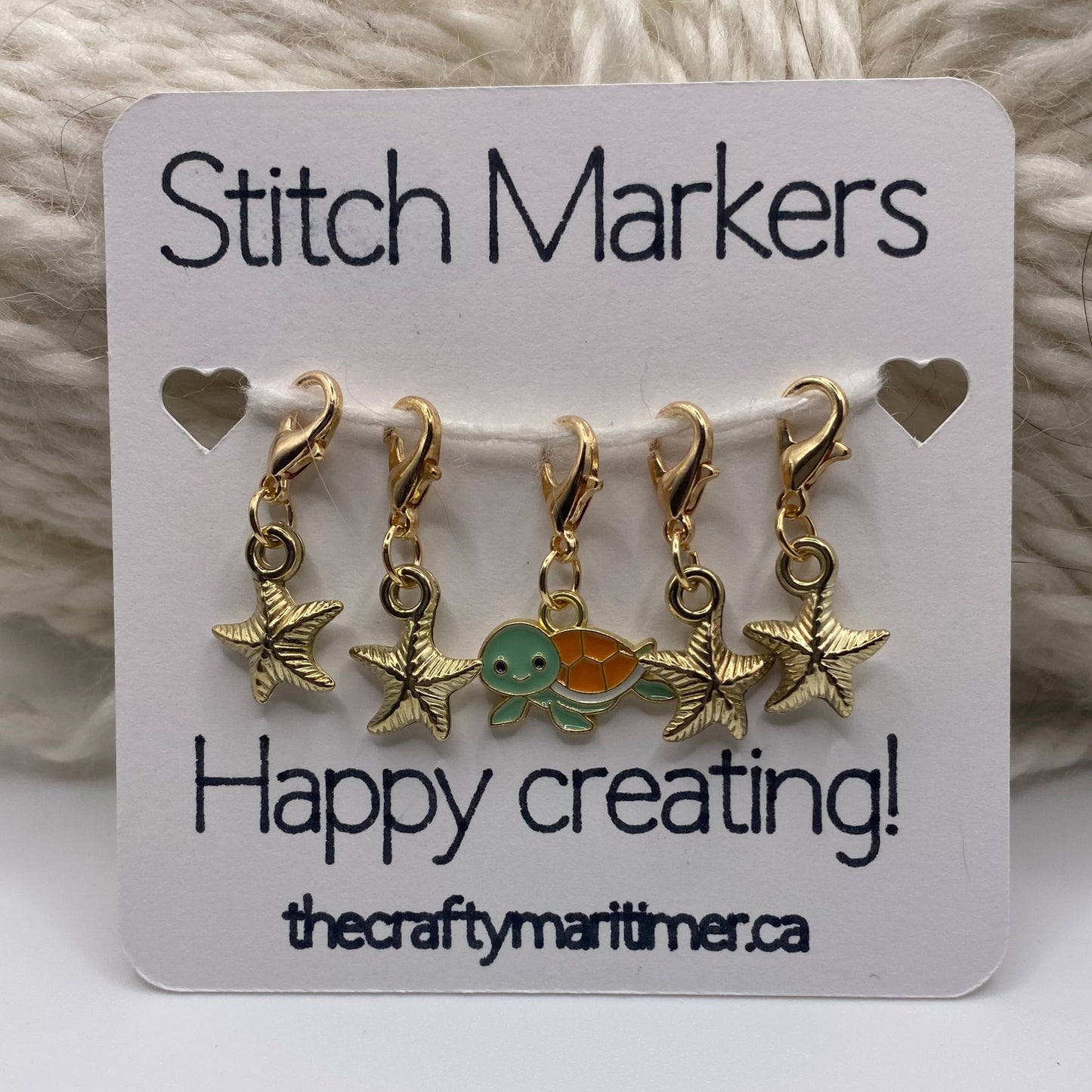 Turtle Stitch Marker set of 5