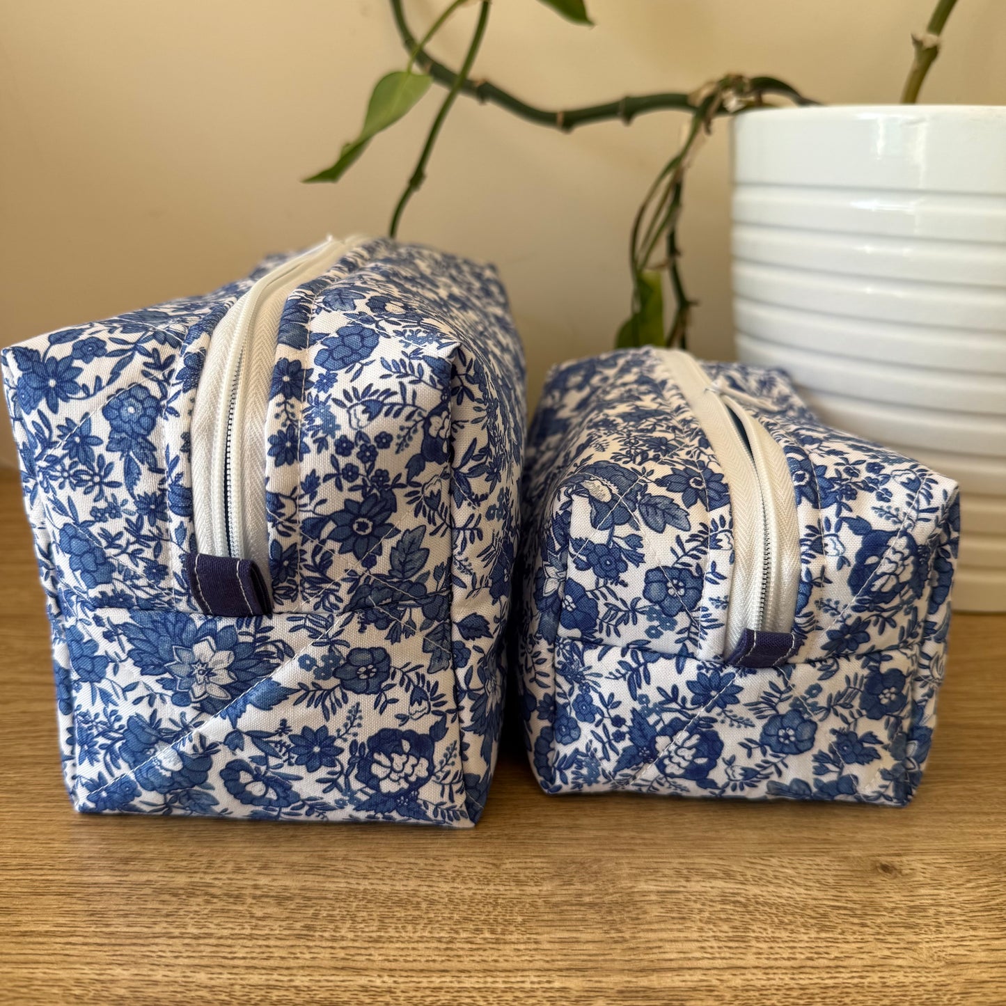 Blue China Toiletry Bag