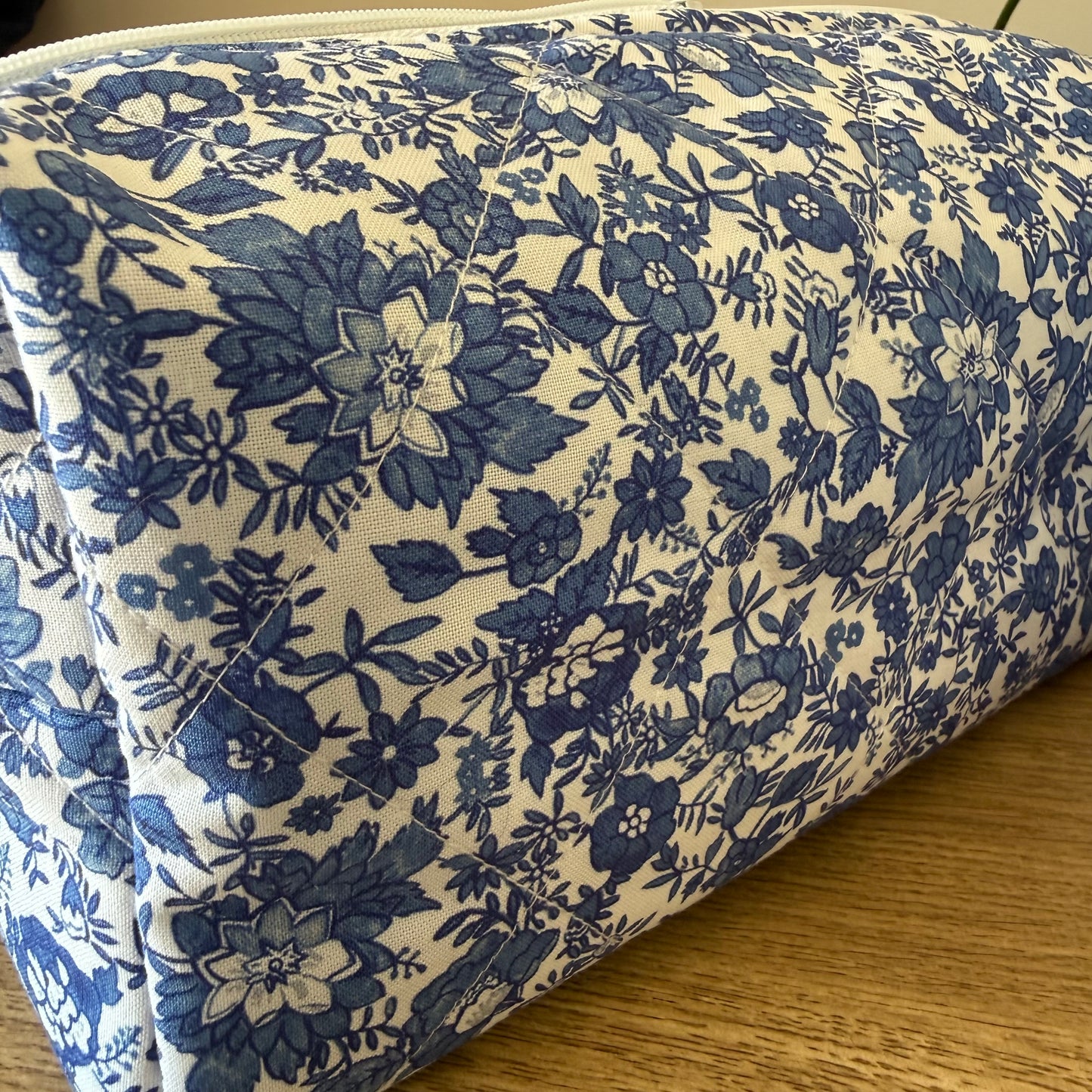 Blue China Toiletry Bag