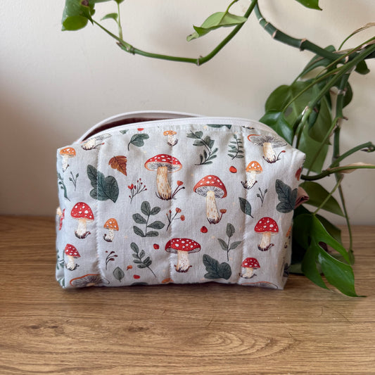 Leafy Mushroom Toiletry Bag
