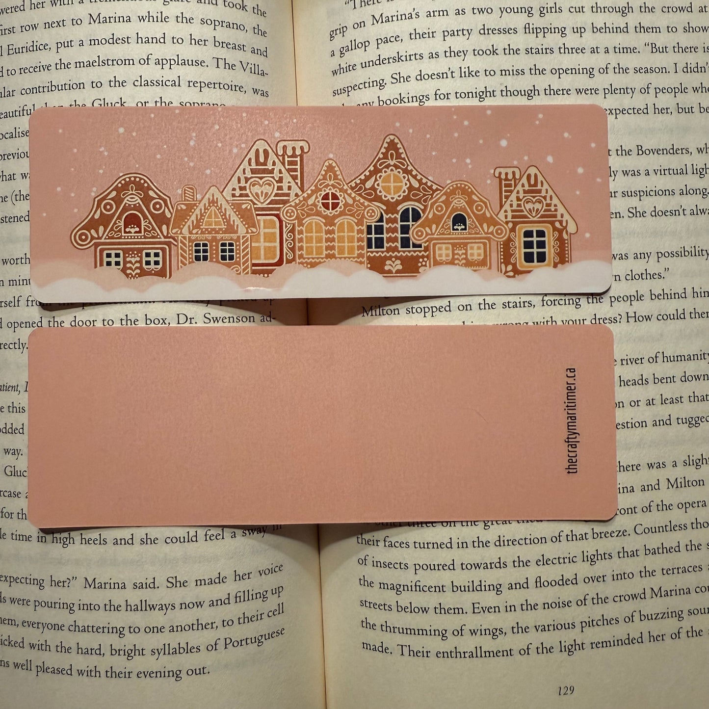 Gingerbread Village Bookmark