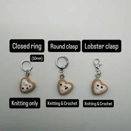 Cherry Stitch Markers/Progress Keepers Set of 3