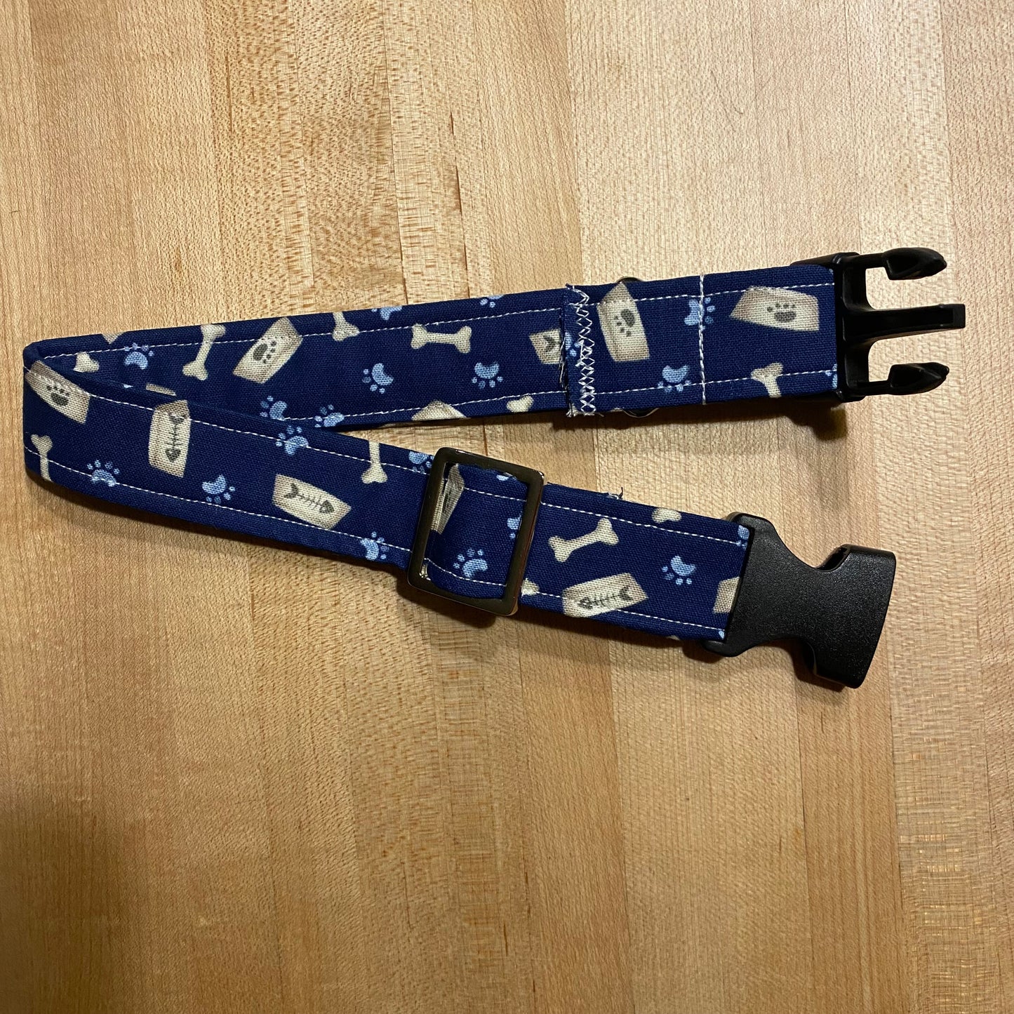 Personalized Blue Dog Collar