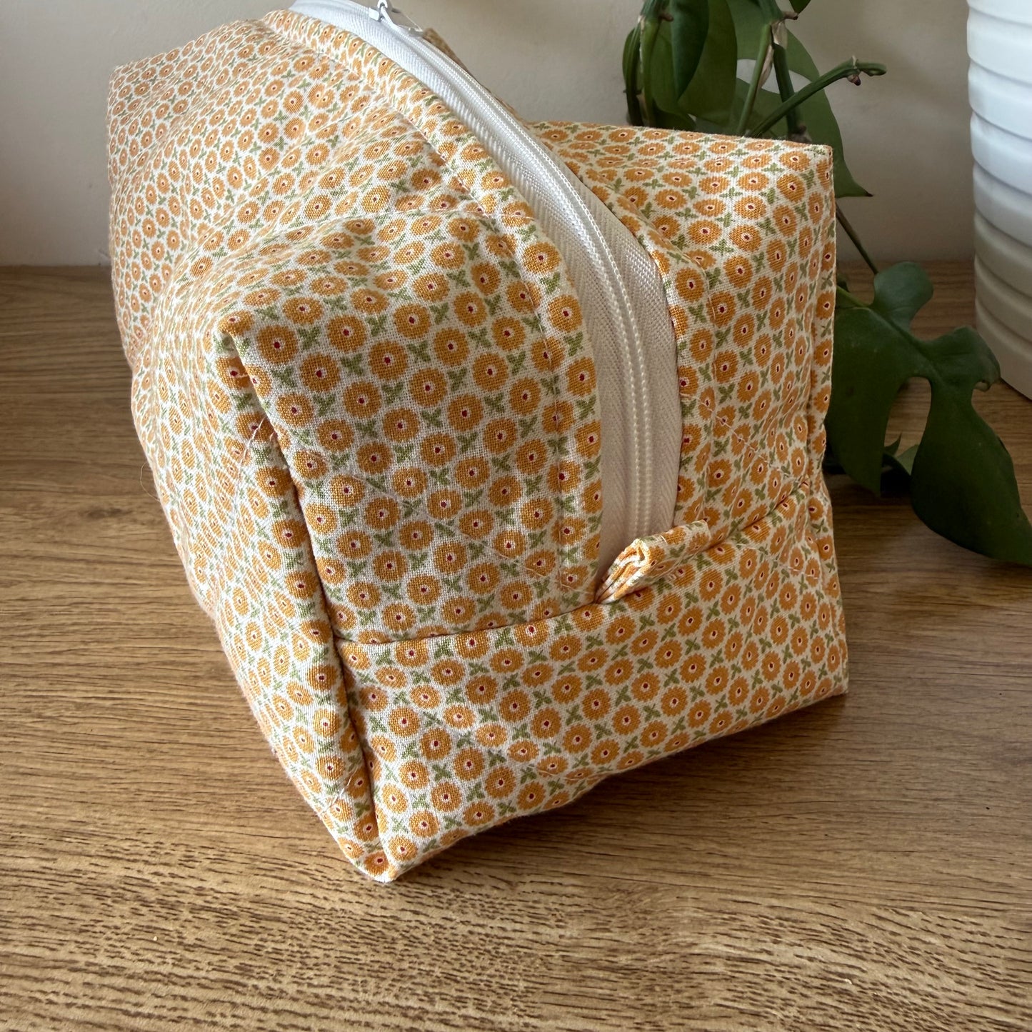 Quilted Yellow Floral Bag