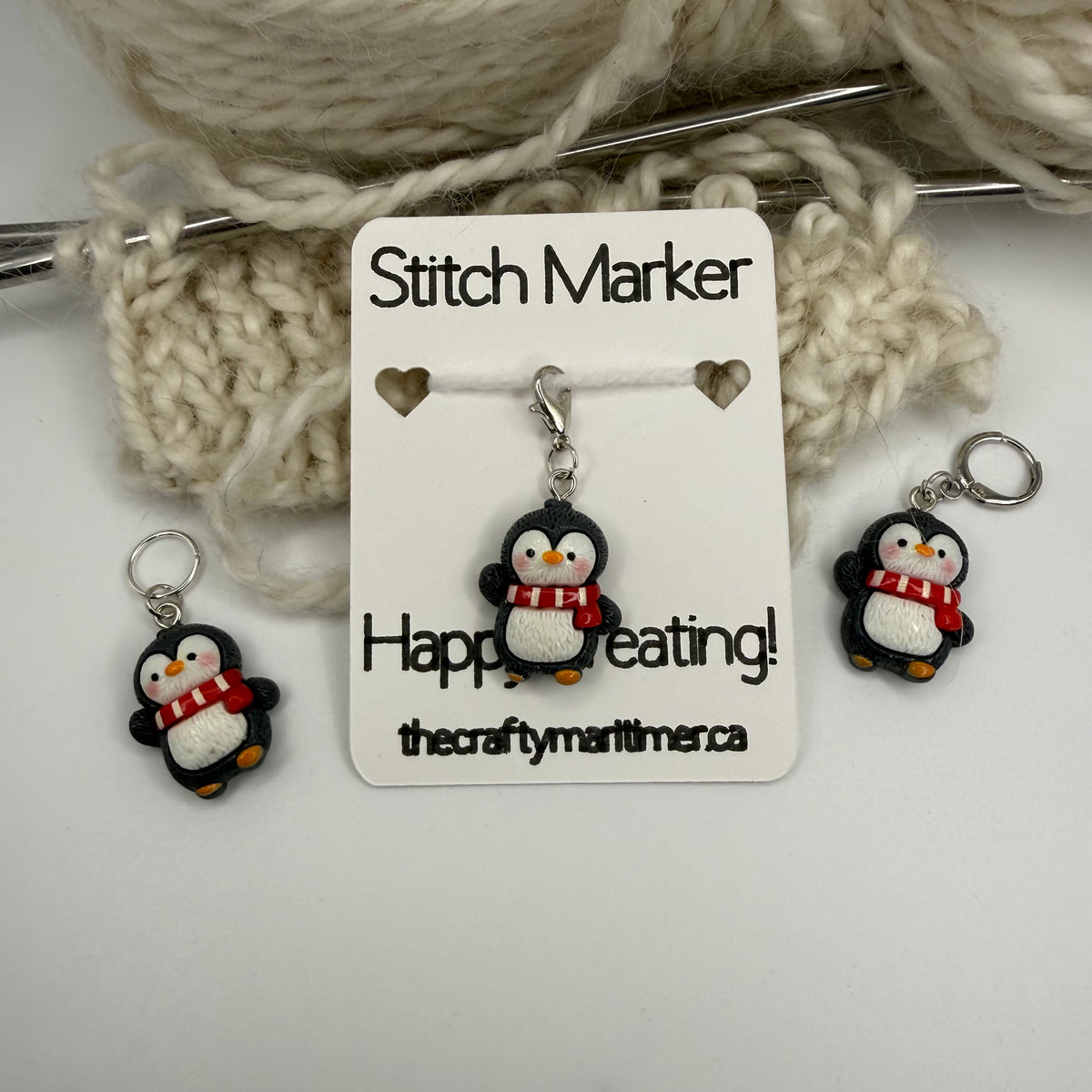 Penguin Stitch Marker/Progress Keeper