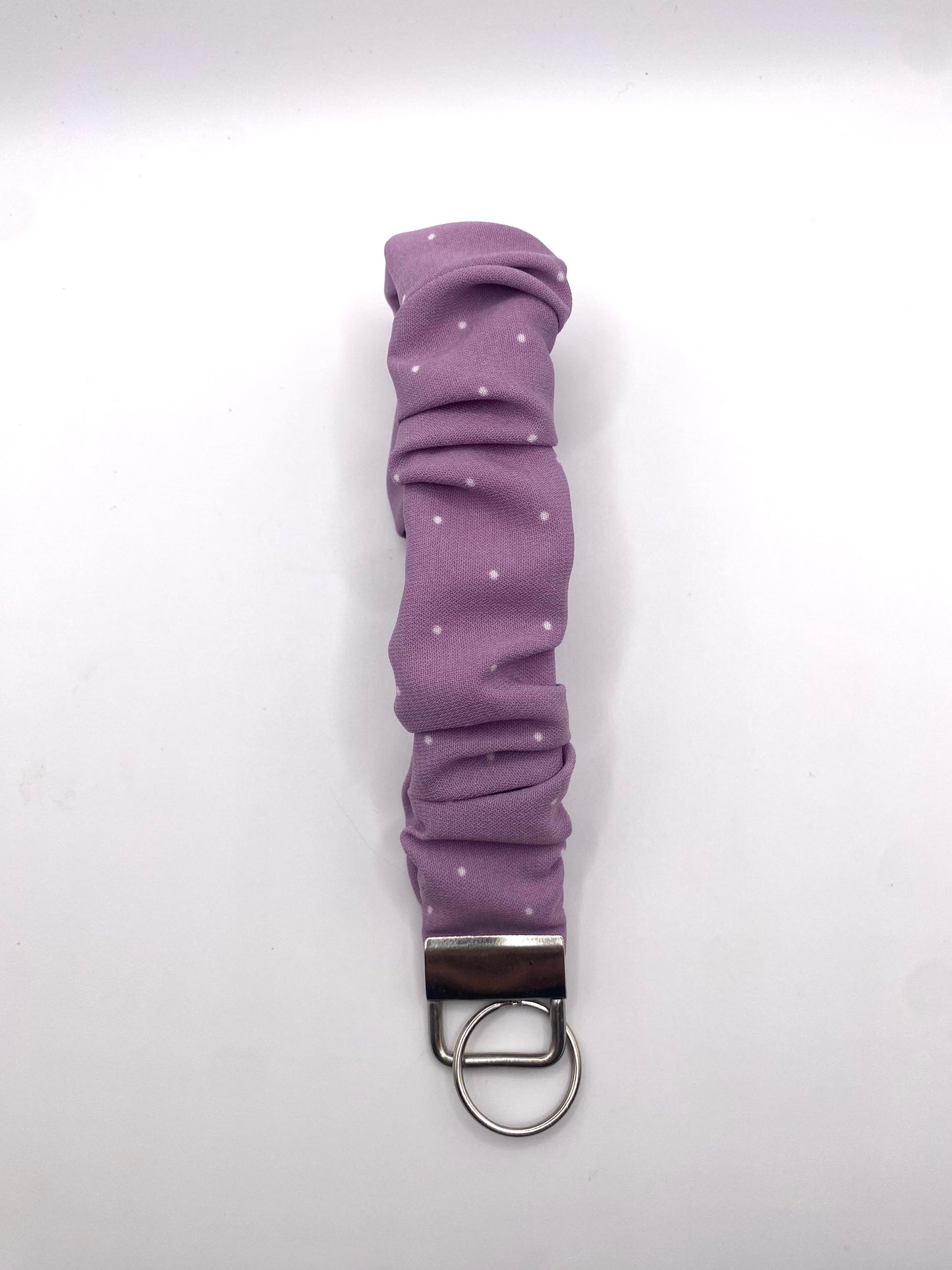 Purple Scrunch Wristlet