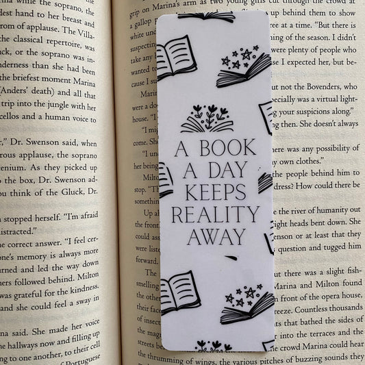 Keep Reality Away Bookmark