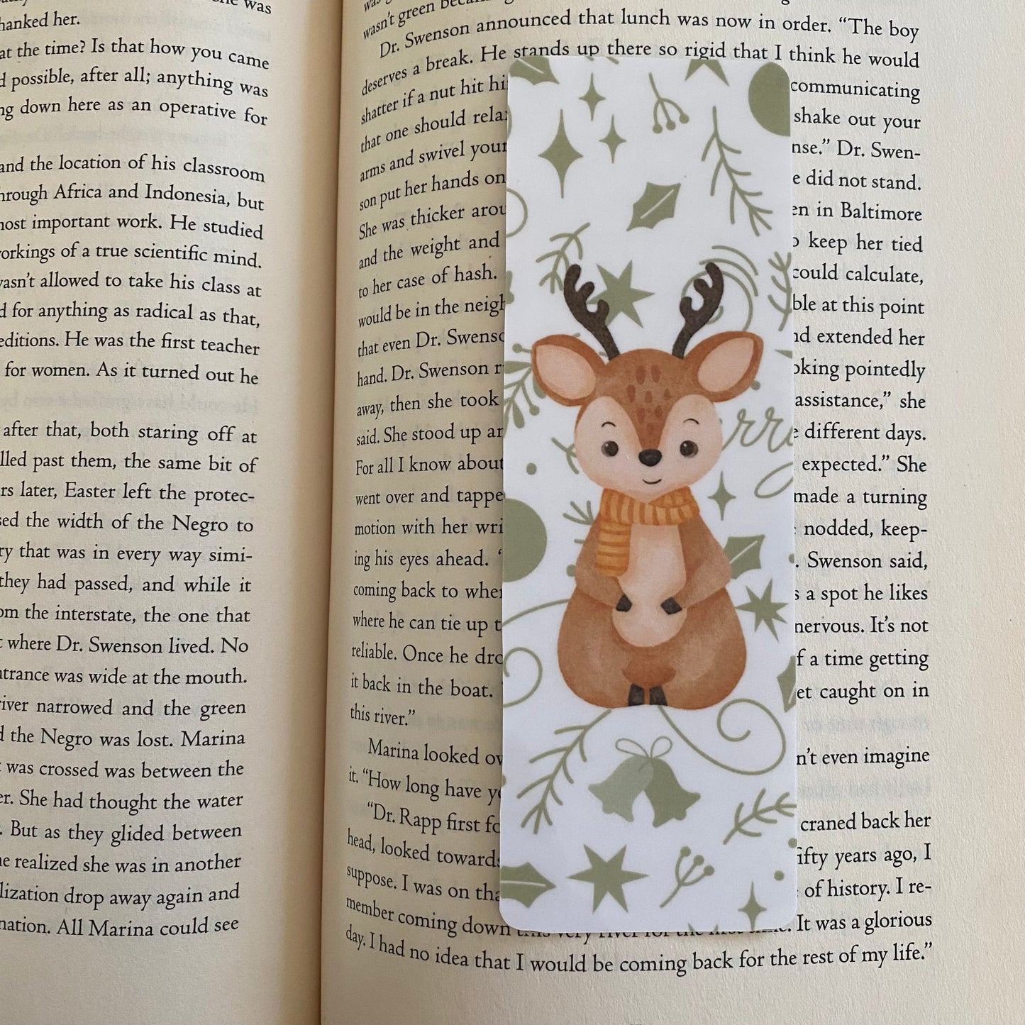 Reindeer Bookmark
