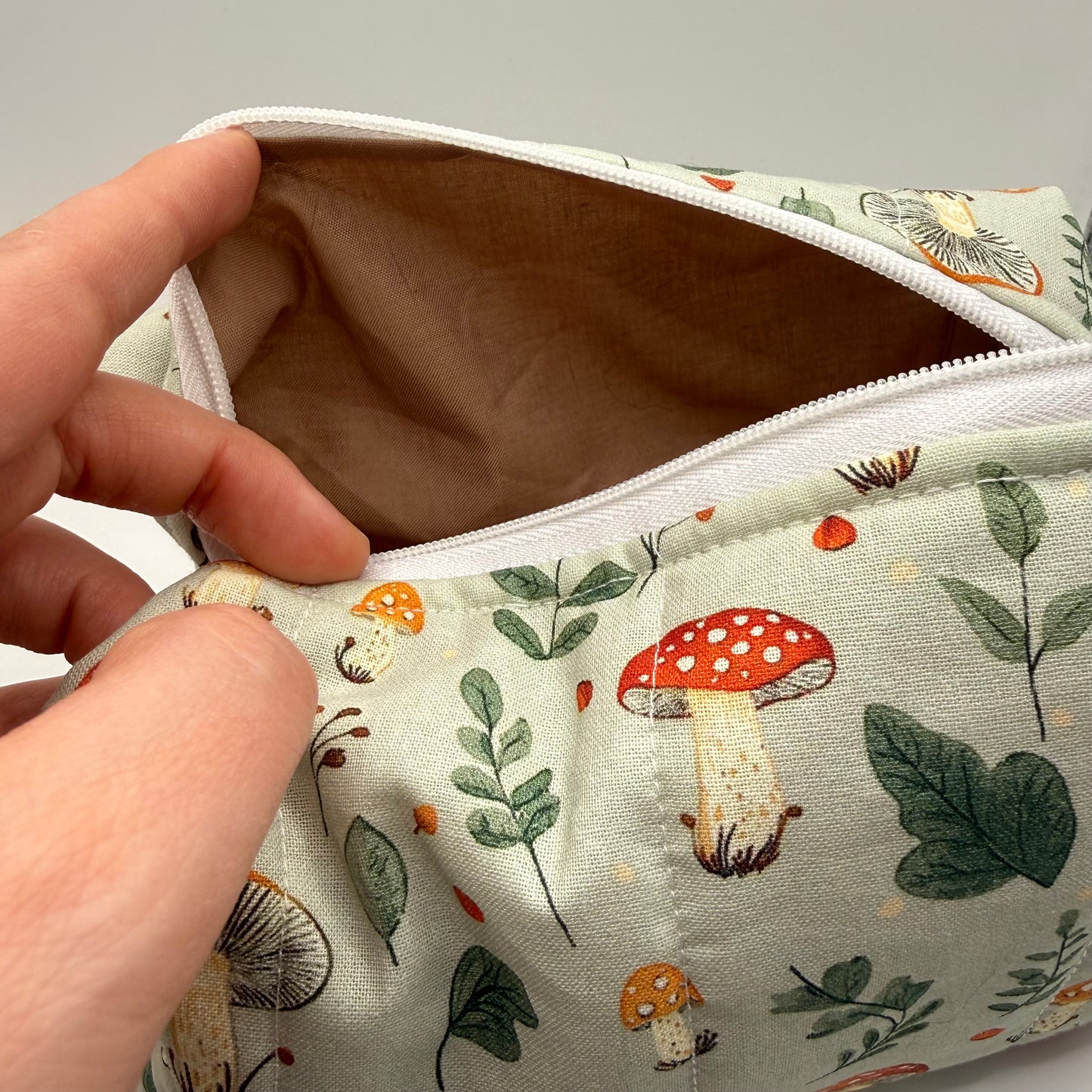 Leafy Mushroom Toiletry Bag