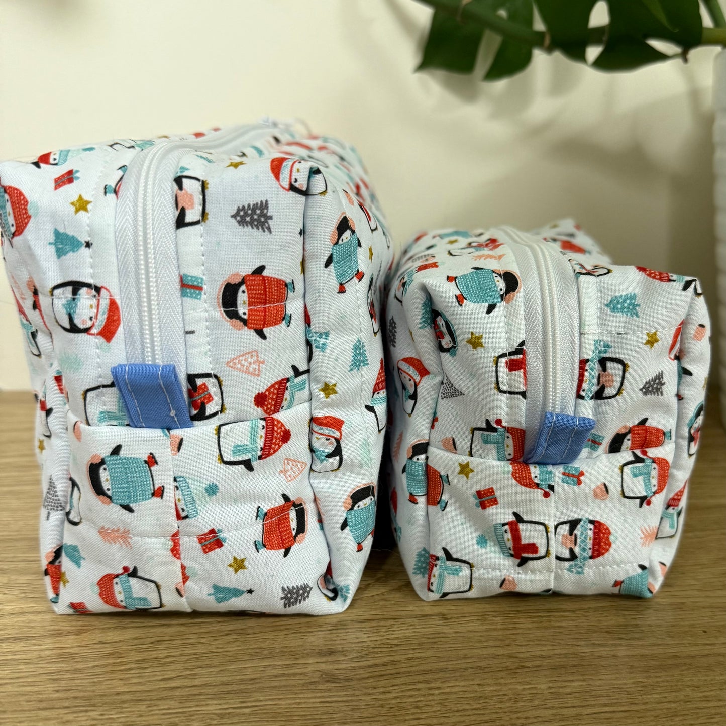 Quilted Penguin Toiletry Bag