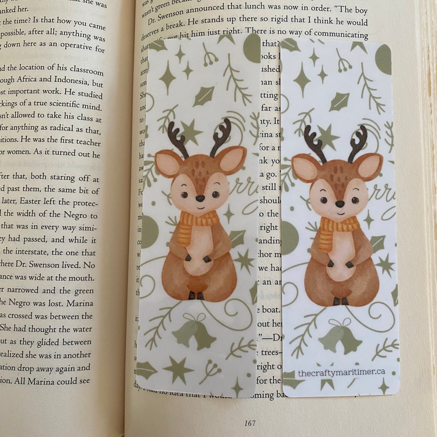 Reindeer Bookmark
