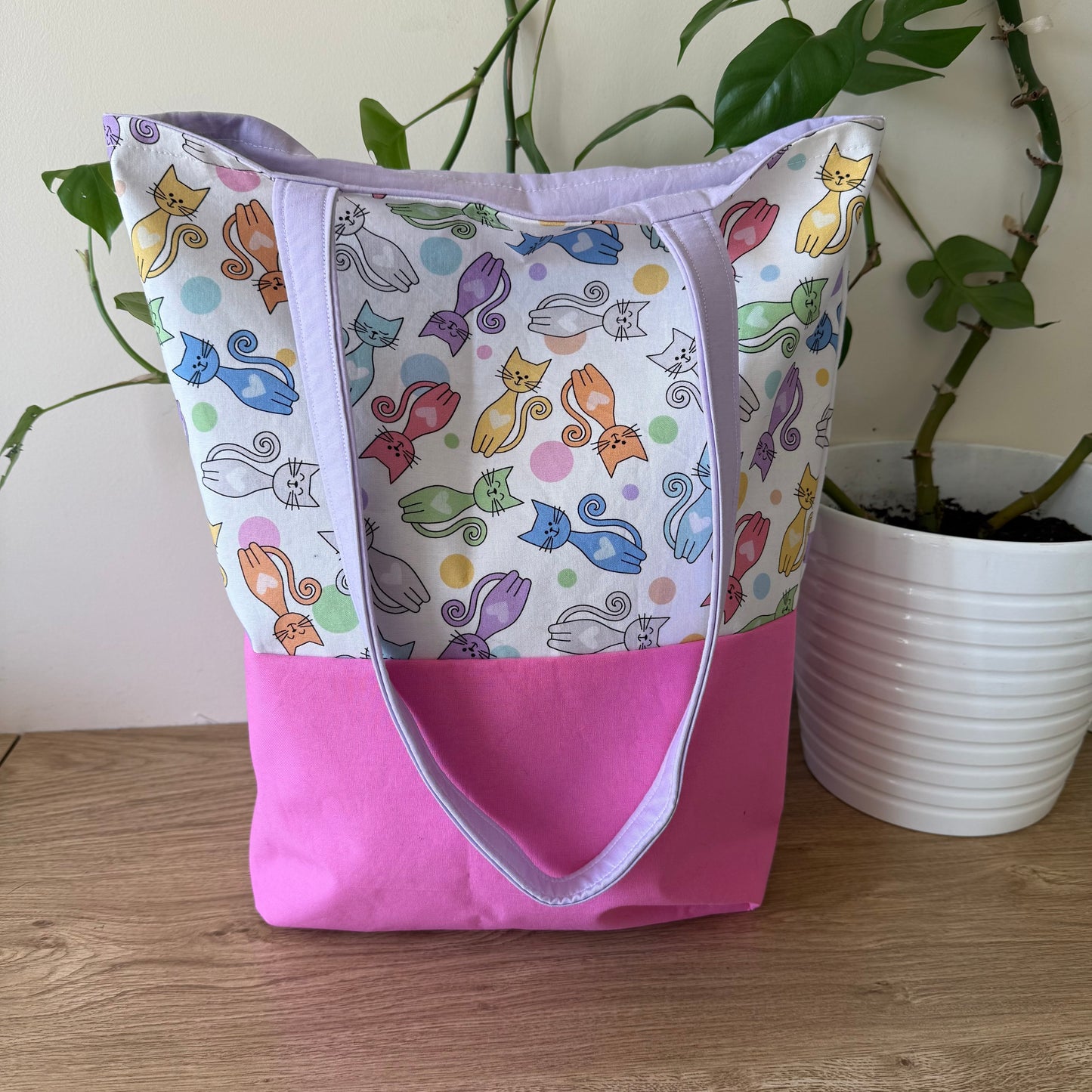 Pink Cat Tote
