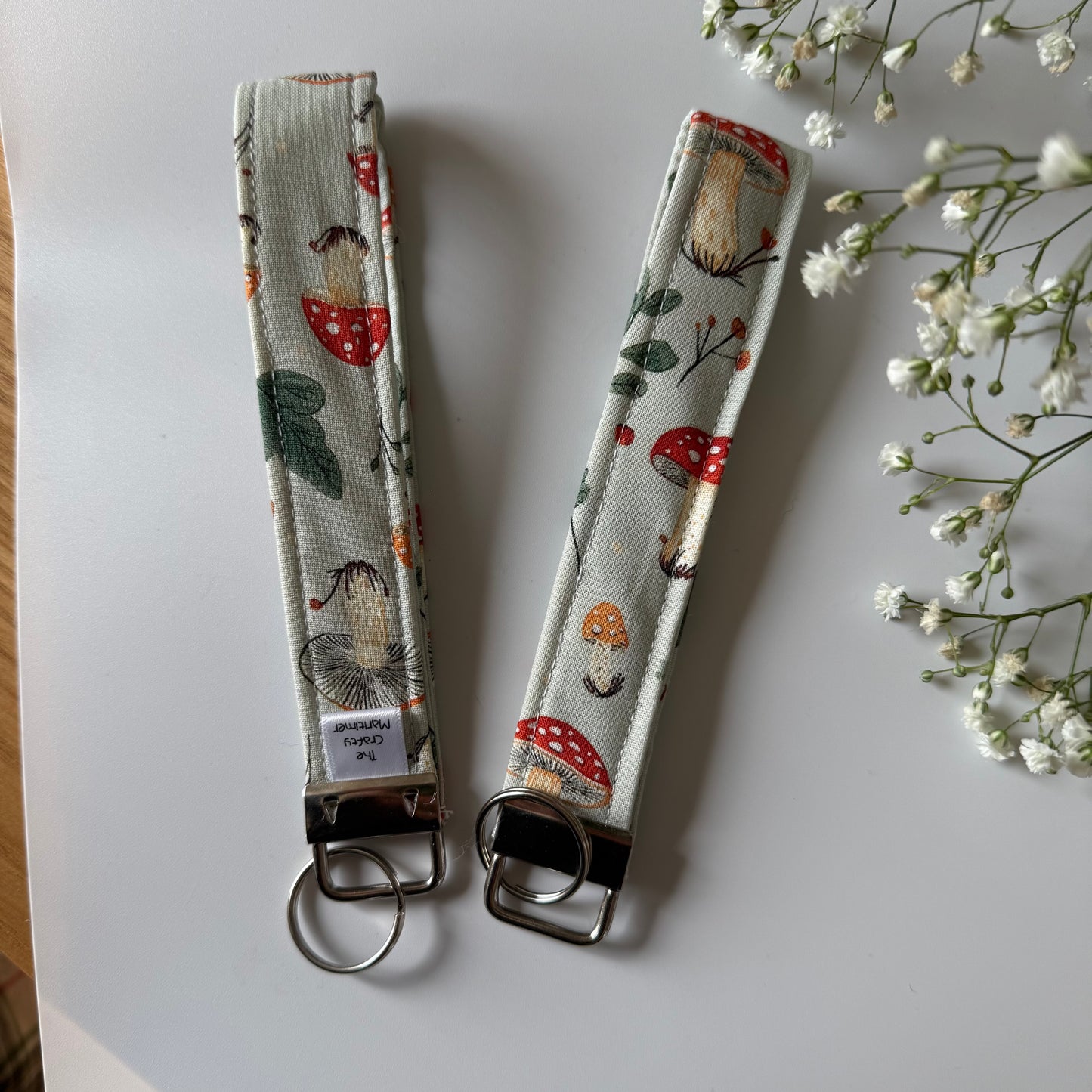 Leafy Mushroom Wristlet