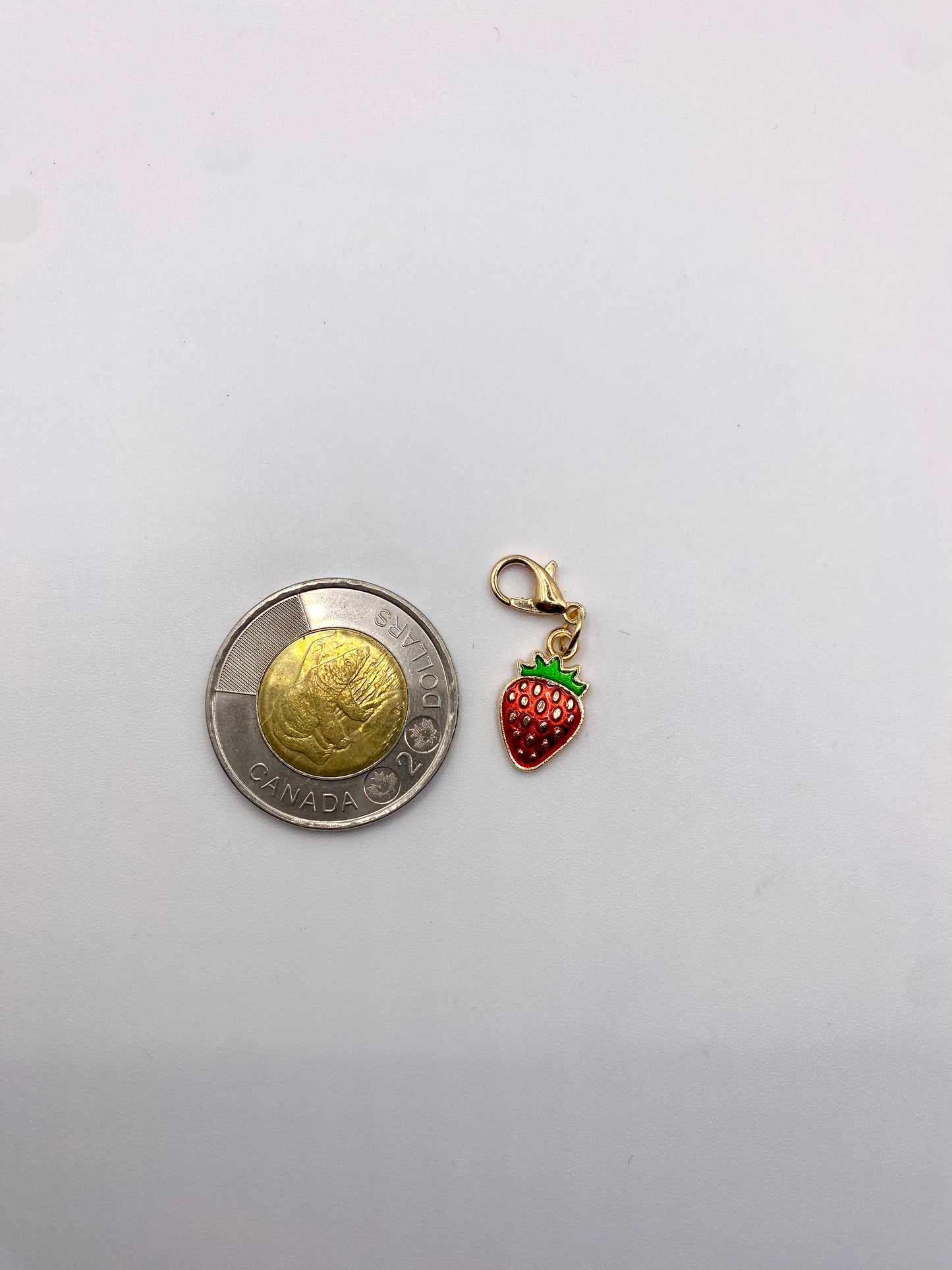Strawberry Stitch Marker set of 3