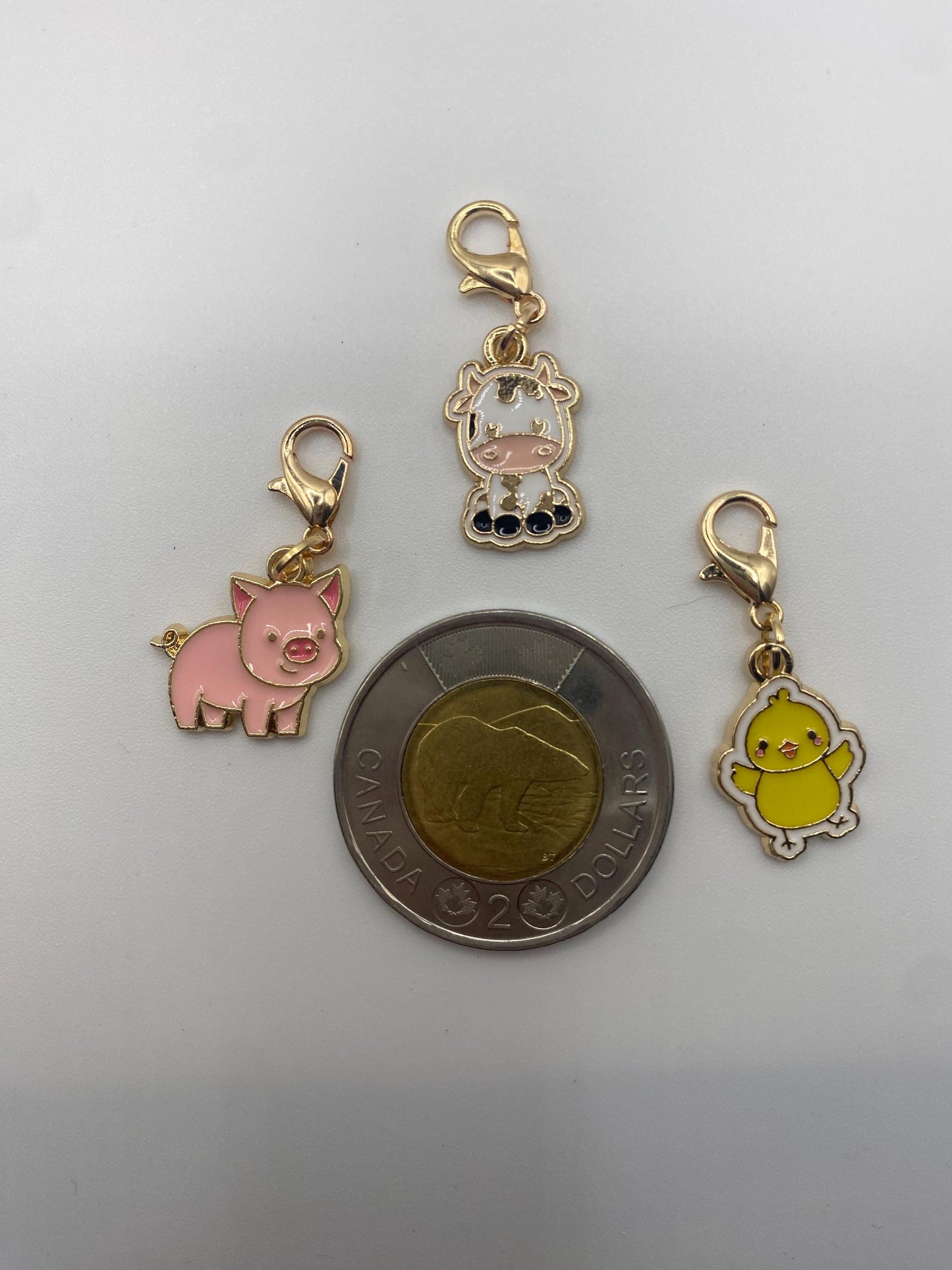Farm Animal Stitch Marker set of 3