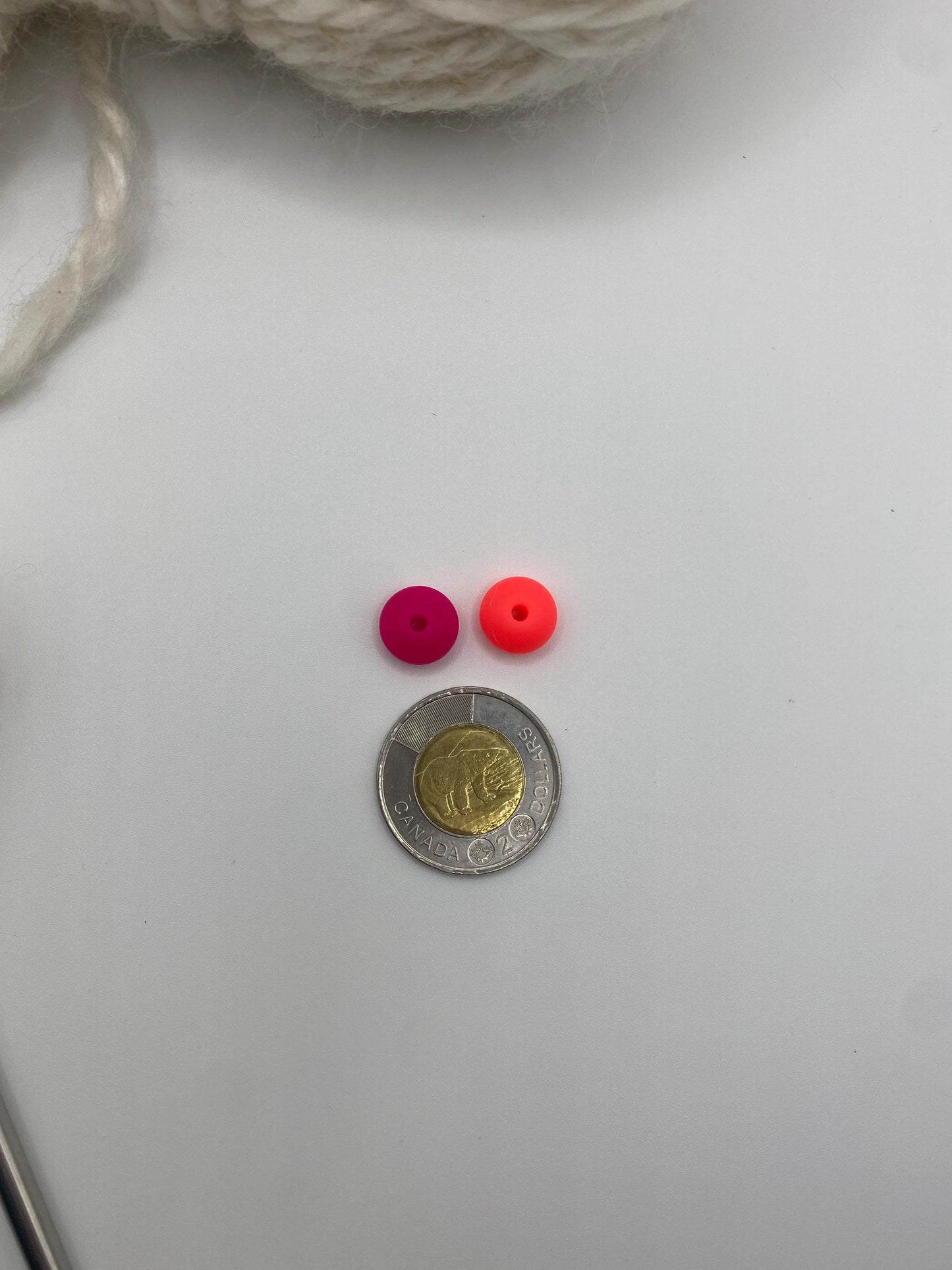 Pink oval needle protectors Set of 2