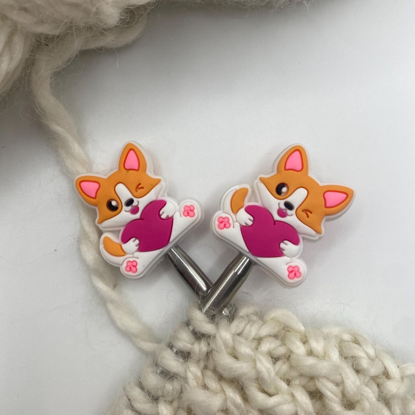 Heart Dog Needle Protector set of 2