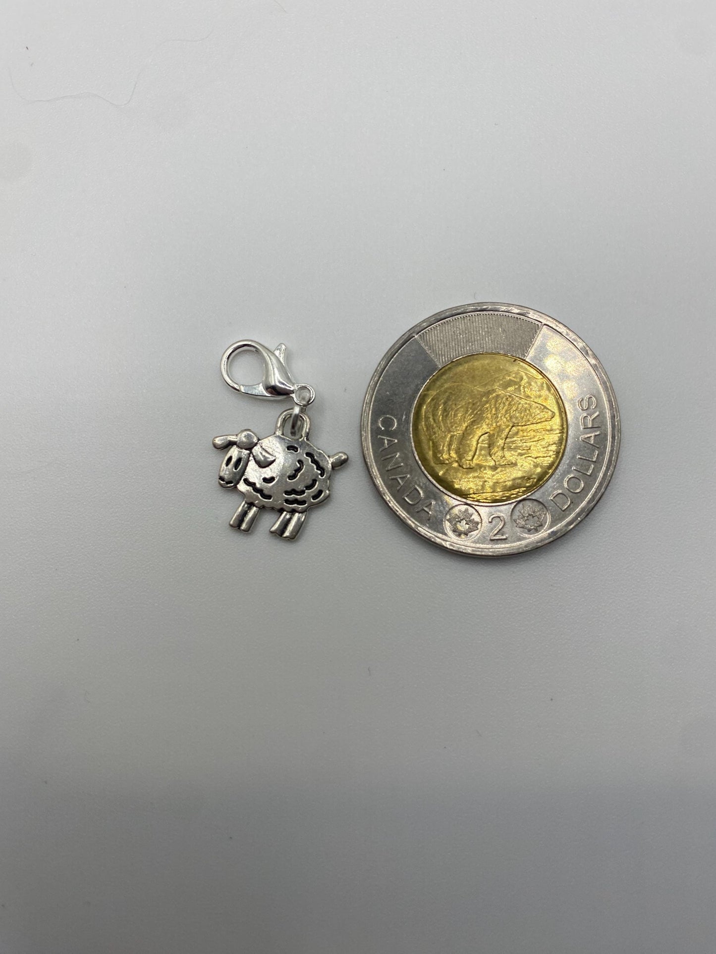 Silver Sheep Stitch Marker set of 3