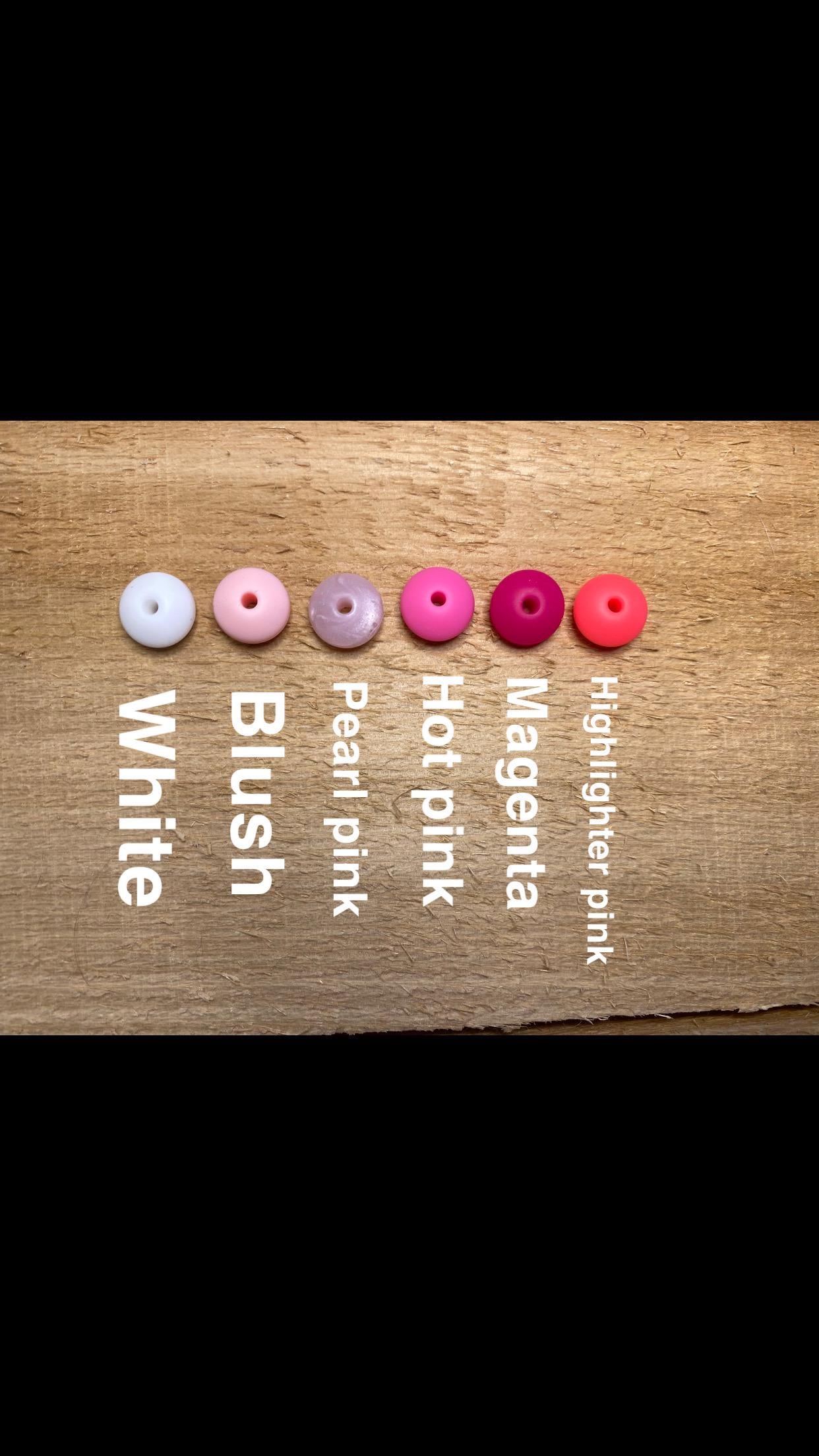 Pink oval needle protectors Set of 2