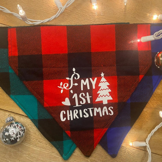 My First Christmas Pet Bandana
