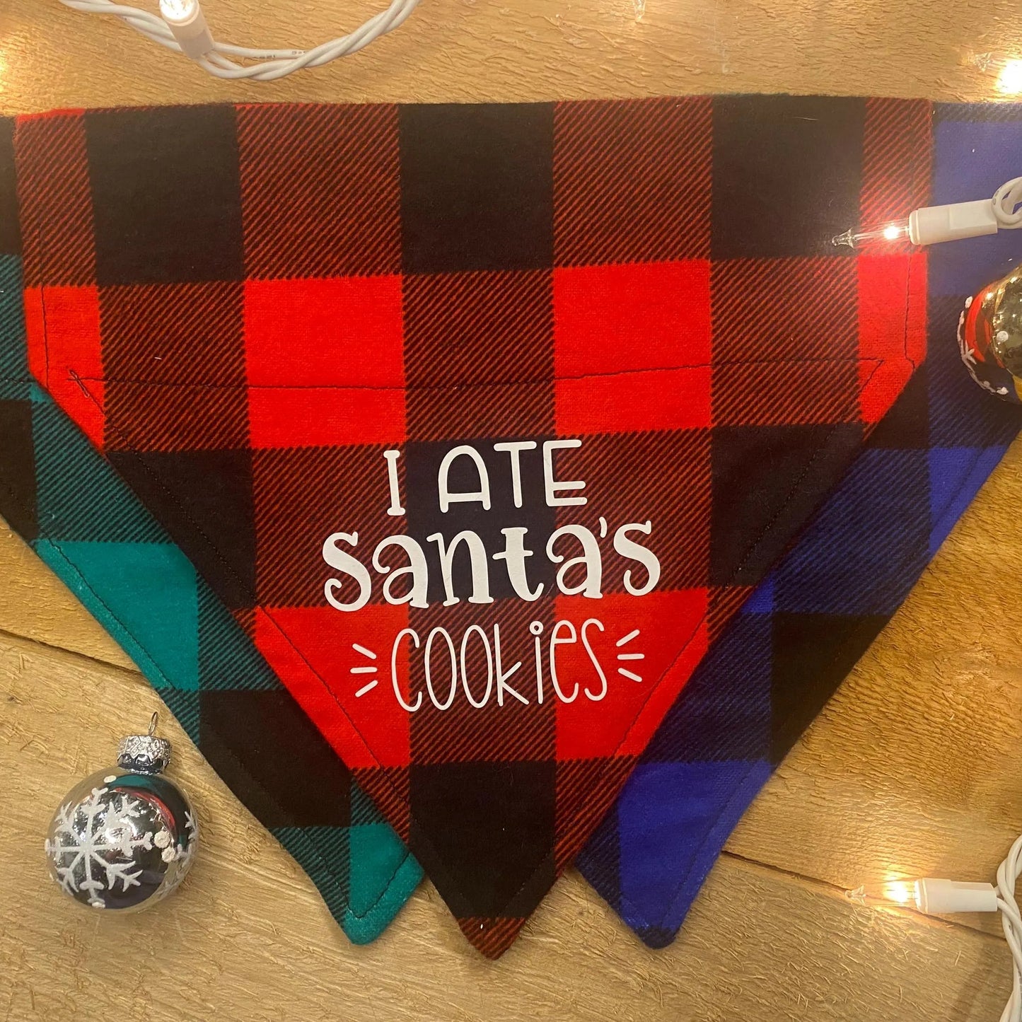 I ate Santa's Cookies Pet Bandana